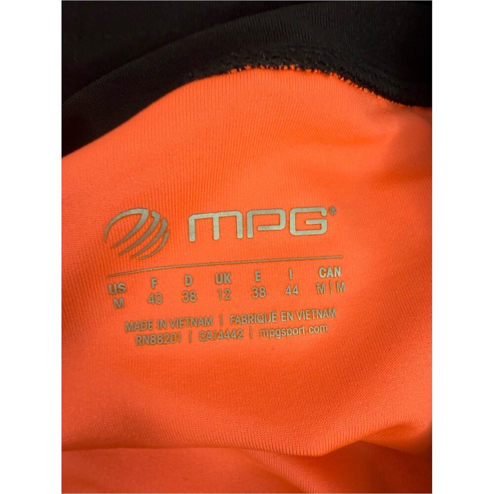 MPG shorts dual neon tie dye Black & Coral Tie-Dye Athletic Shorts - Picture 7 of 10
